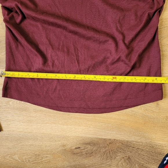 NWOT Michael Stars Burgundy Bodycone Dress XL Mock Nick Fitted Modal - Picture 7 of 12